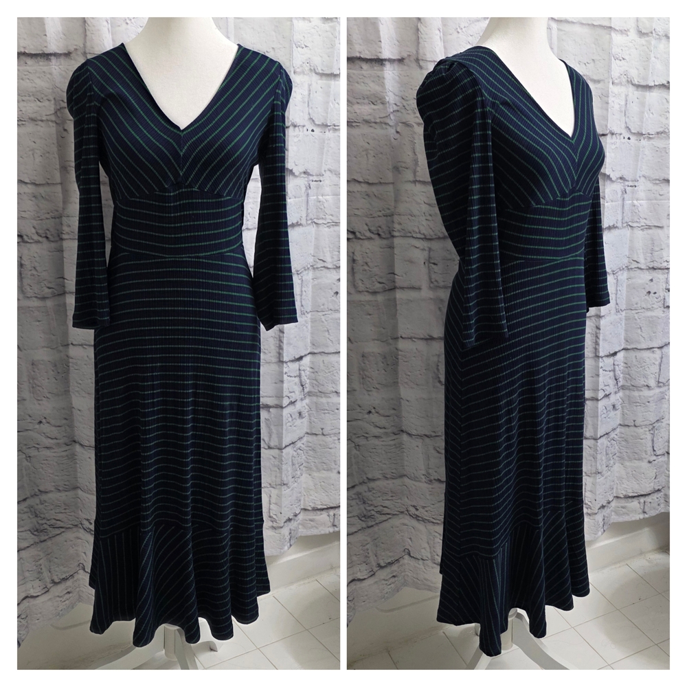 Maeve By Anthropologie Flores Striped Dress Size Small